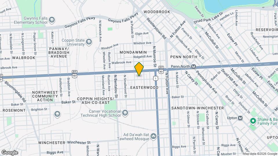 2014 Westwood Ave Map and Location Details