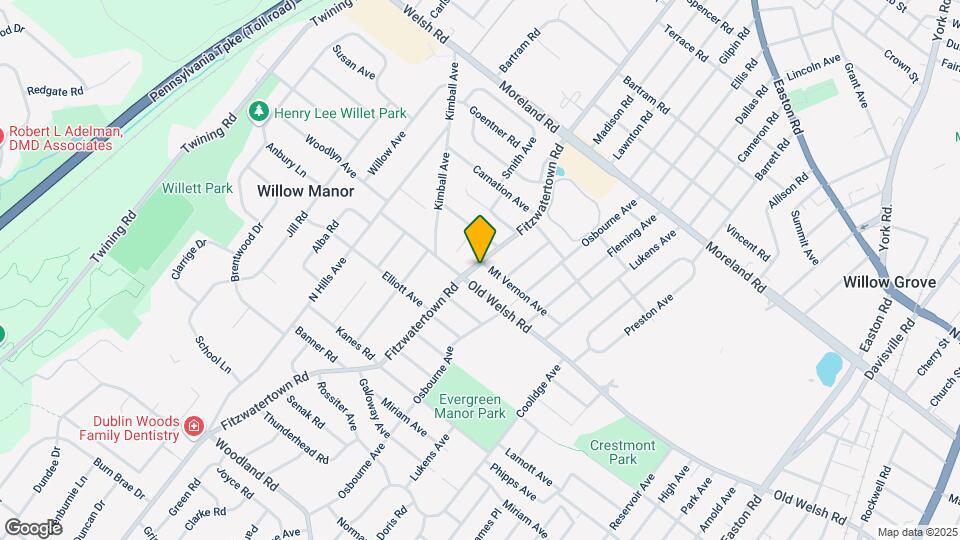 2840 Mt Vernon Ave Map and Location Details