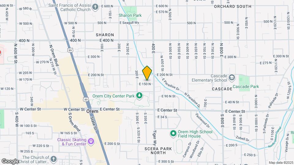 373 E 150 N Map and Location Details