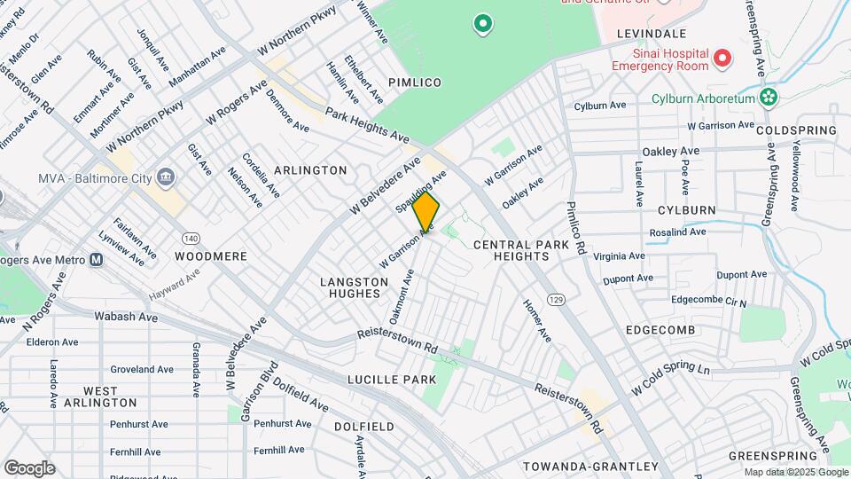 3501 Oakmont Ave Map and Location Details