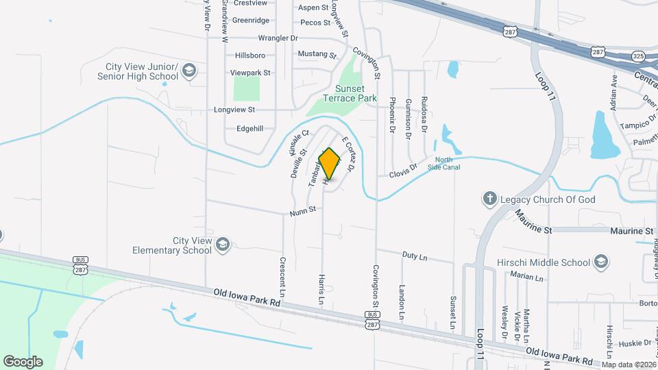 1407 Harris Ln Map and Location Details