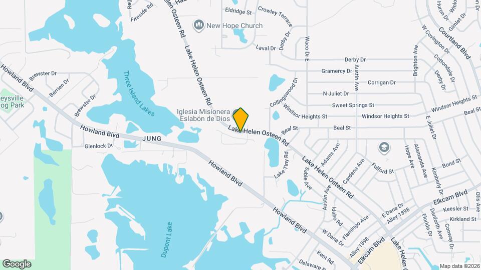 2713 Island Pond Dr Mapa y Detalles de la Ubicación