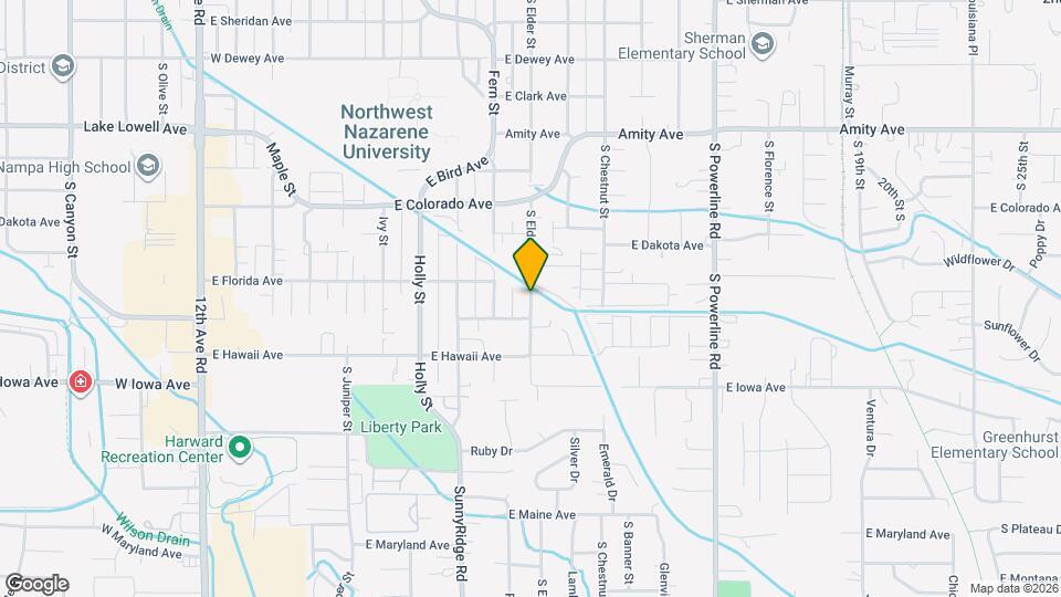 1209-1209 S Elder St Map and Location Details