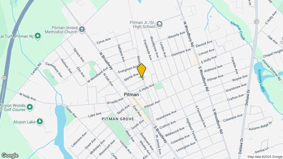 102 Montgomery Ave Map and Location Details