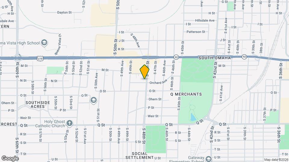 4810 Orchard Ave Map and Location Details