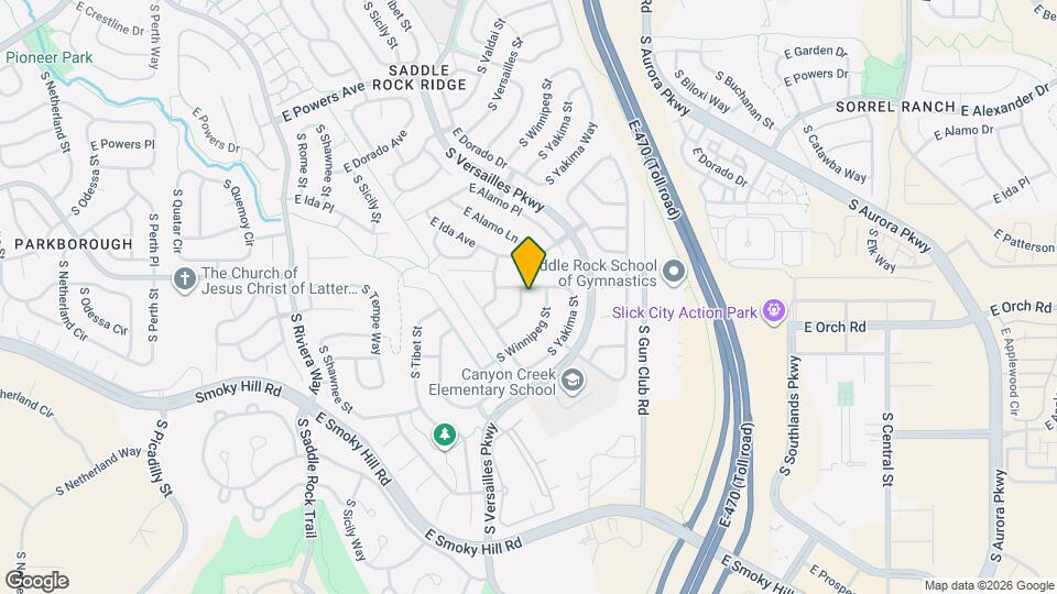 5924 S Wenatchee St Mapa y Detalles de la Ubicación