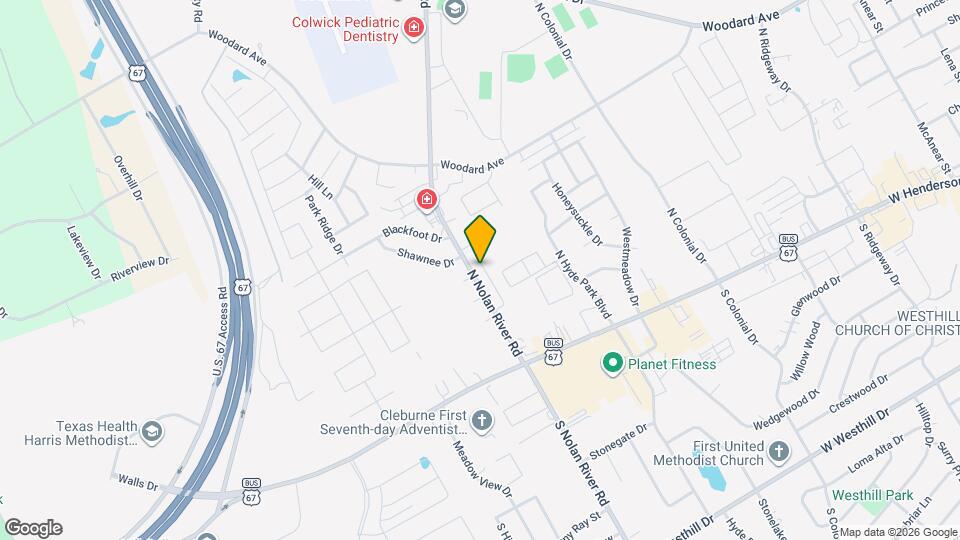 304 Nolan River Rd Map and Location Details