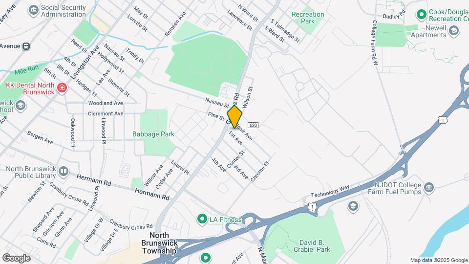 607 1st Ave Map and Location Details