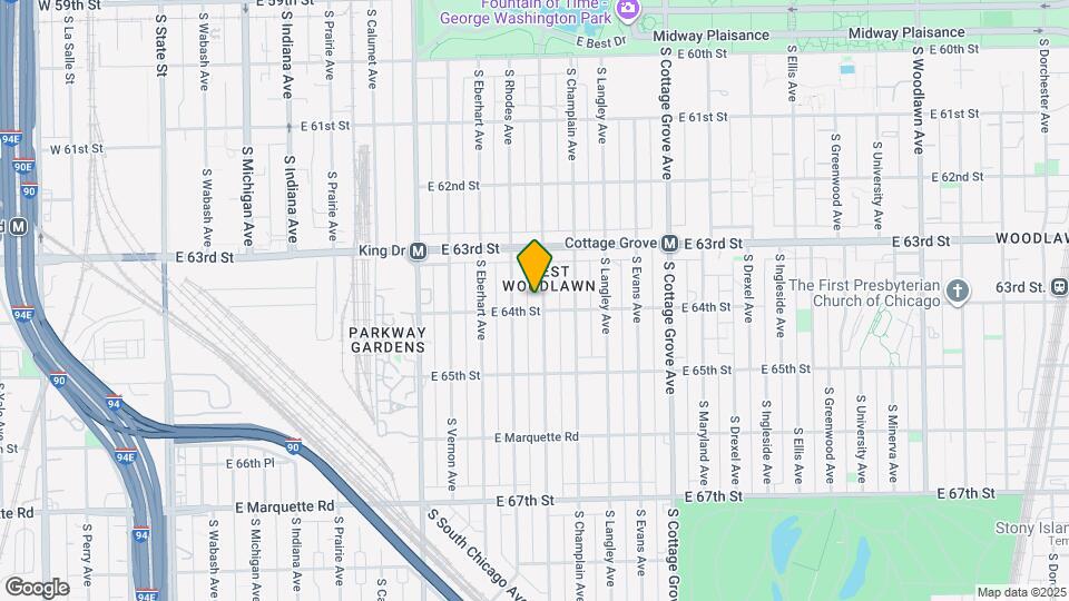 6350 S St Lawrence Ave Map and Location Details