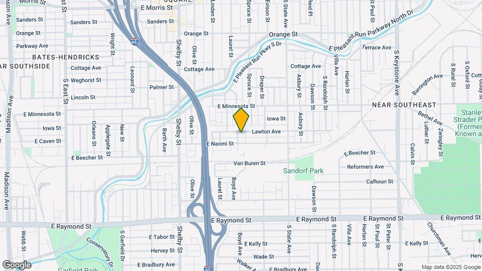 1435 Lawton Ave Map and Location Details