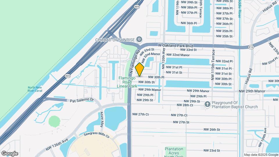 12340 NW 30th Pl Map and Location Details
