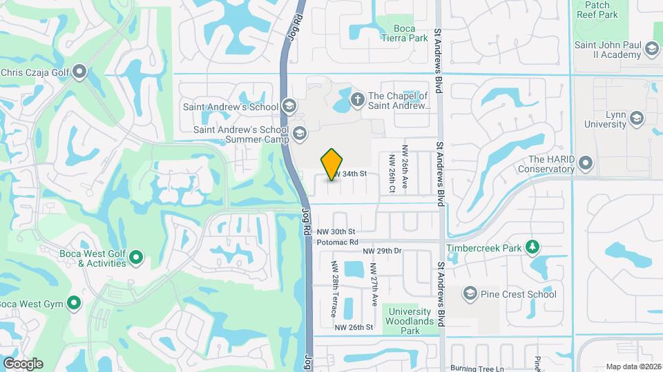 3306 NW 28th Terrace Map and Location Details