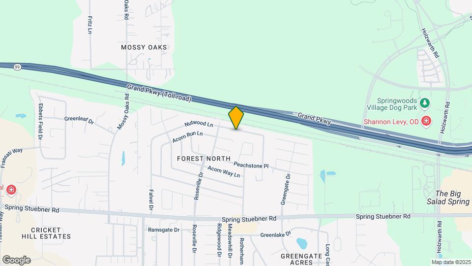 3511 Nutwood Ln Map and Location Details