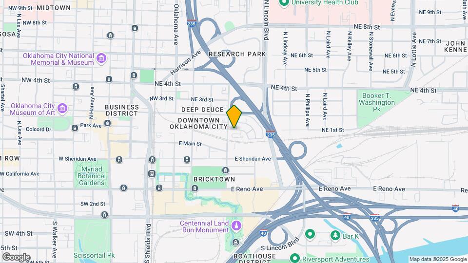 406 NE 1st St Map and Location Details