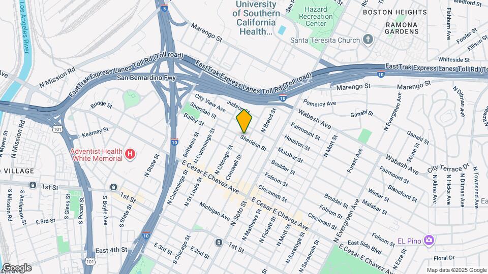 2227 Sheridan St Mapa y Detalles de la Ubicación