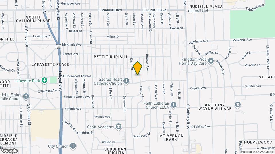 4602 Oliver St Map and Location Details