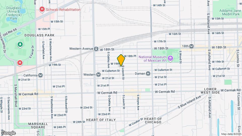 1914 S Leavitt St, Unit 3 Mapa y Detalles de la Ubicación