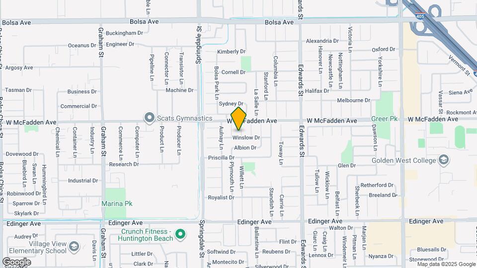 6171 Winslow Dr Map and Location Details