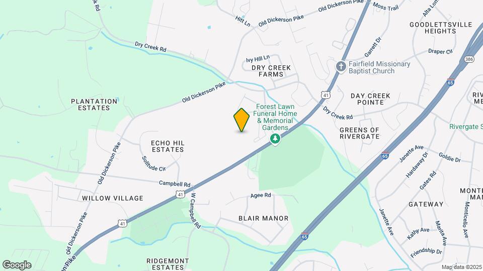 1209B S Dickerson Rd Map and Location Details