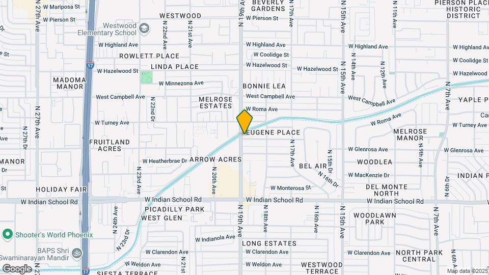 1860 W Glenrosa Ave-Unit -2 Mapa y Detalles de la Ubicación