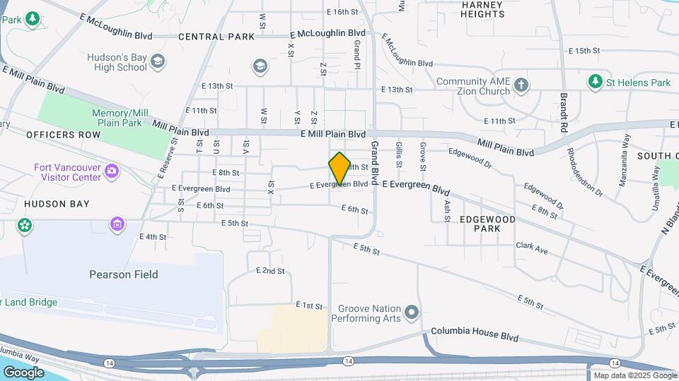 2713 E Evergreen Blvd Map and Location Details