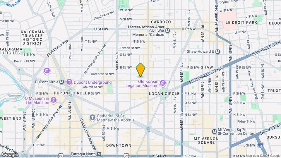 1423 Q St NW Map and Location Details