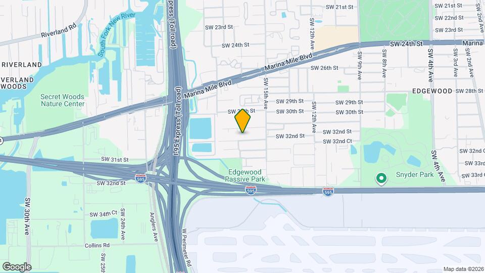 1545 SW 32nd St Map and Location Details