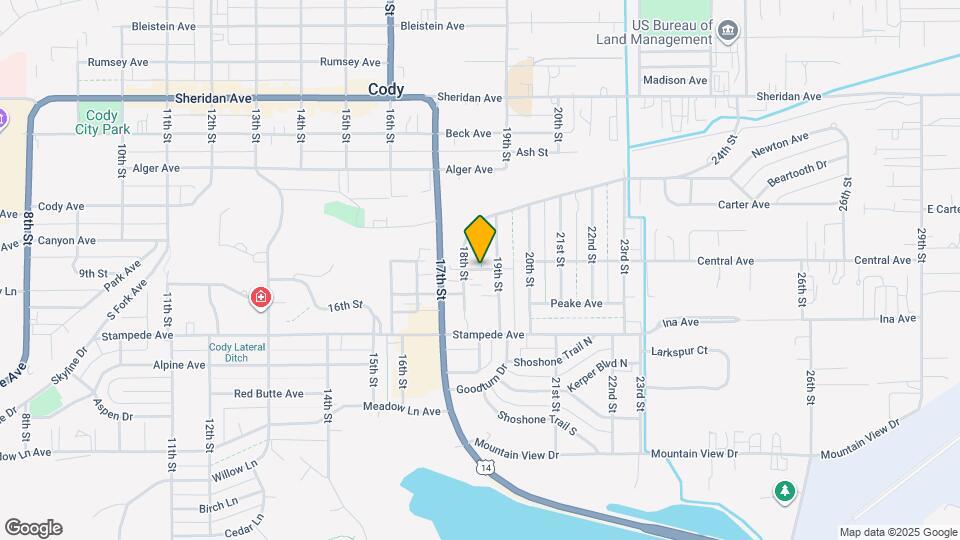 1808 Central Ave Map and Location Details