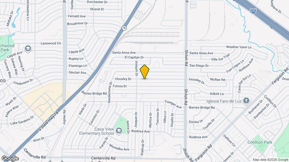 2402 Housley Dr Map and Location Details