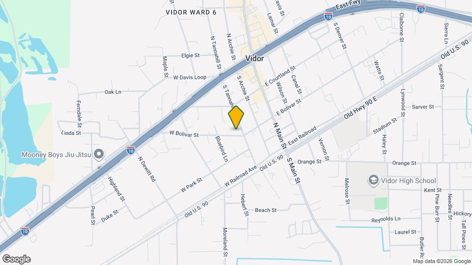 320 W Bolivar St Mapa y Detalles de la Ubicación