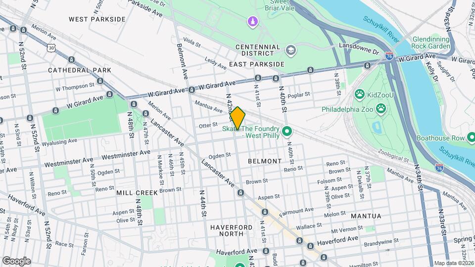 905 N 42nd St Map and Location Details