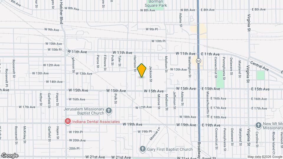 1350 Van Buren St Map and Location Details