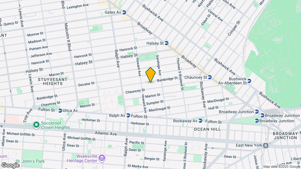 456 Bainbridge St Mapa y Detalles de la Ubicación