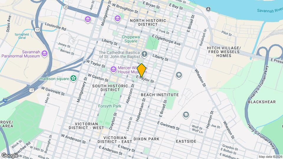 219-225 E Taylor St Map and Location Details