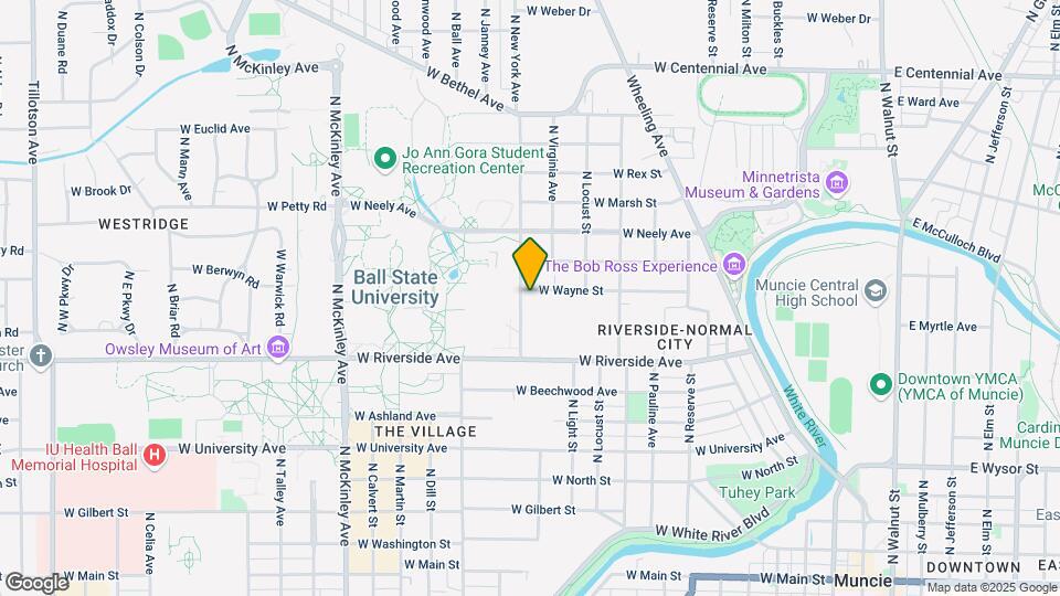 1215 W Wayne St Map and Location Details