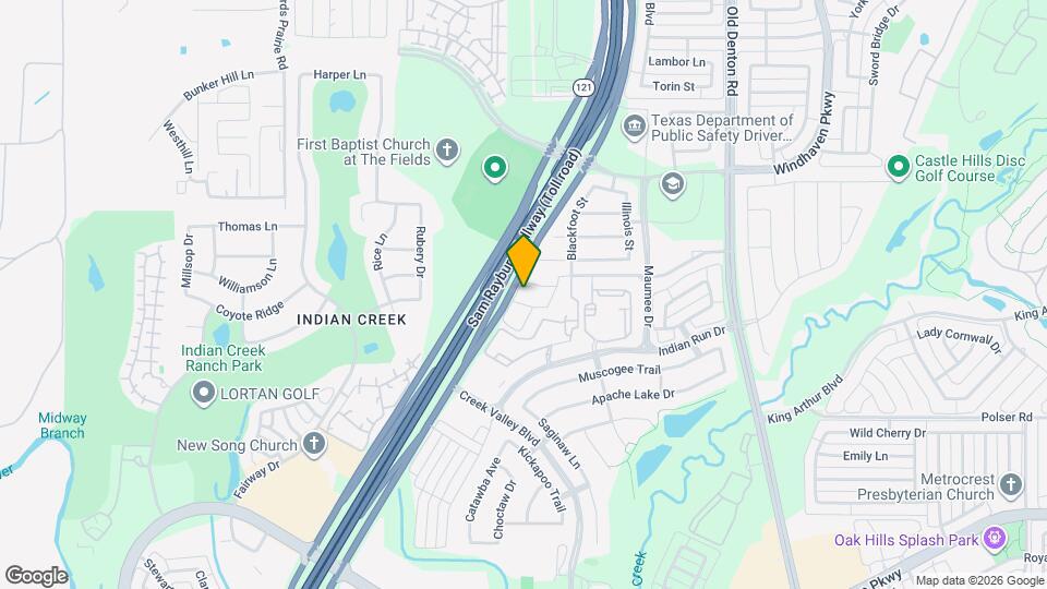 4440 Illiniwek Dr Map and Location Details