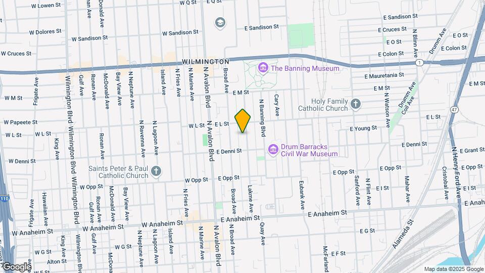 1131 Lakme Ave Map and Location Details
