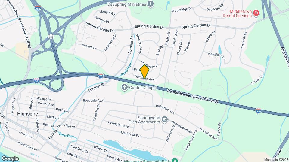 16 Theodore Ave Map and Location Details