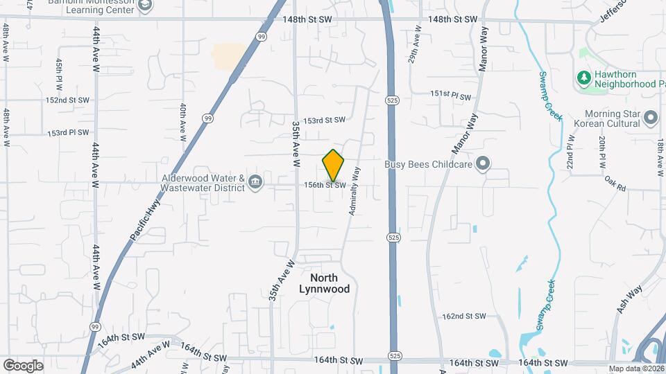 3312 156th St SW Map and Location Details