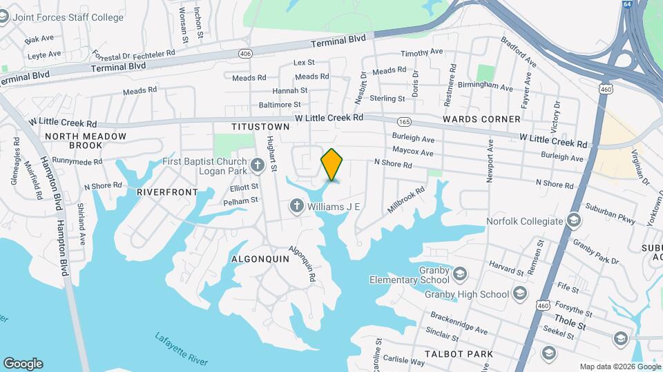 624 Barcliff Rd Map and Location Details