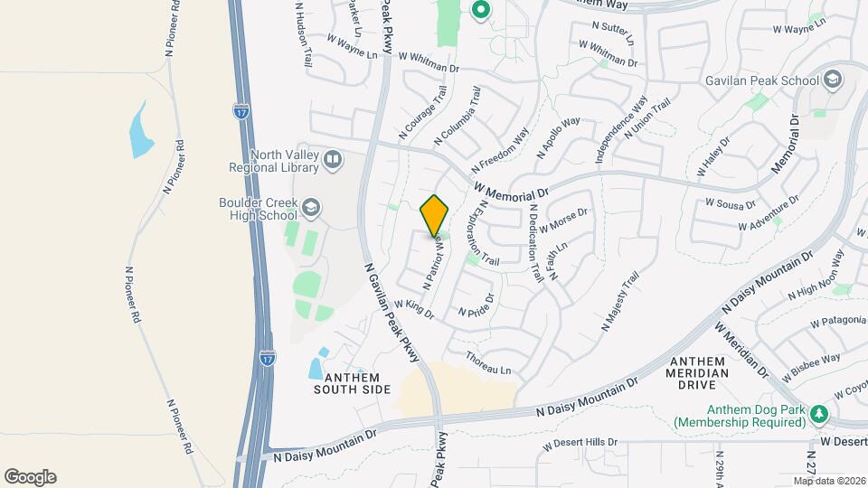 40228 N Patriot Way Map and Location Details