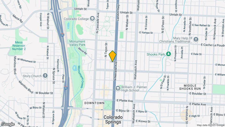 622 N NEVADA Ave Map and Location Details
