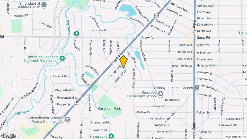 5934 Deering Ave Mapa y Detalles de la Ubicación