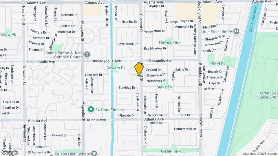 9451 Harcourt Cir Map and Location Details
