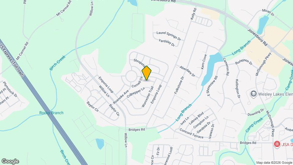 1716 Danville Dr Map and Location Details