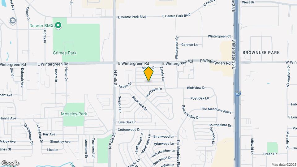 927 Aspen Dr Map and Location Details