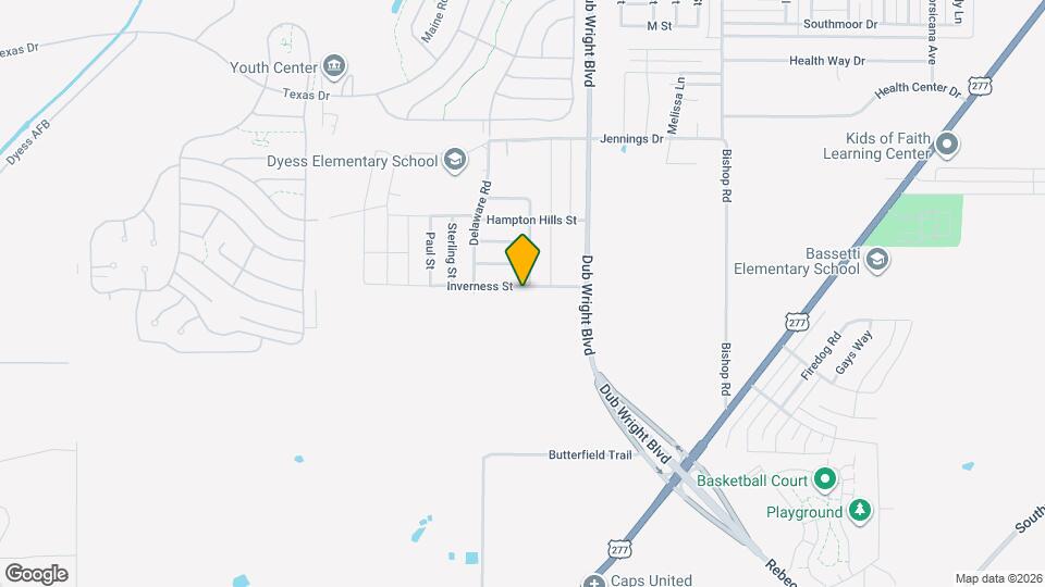 6601 Inverness St Map and Location Details