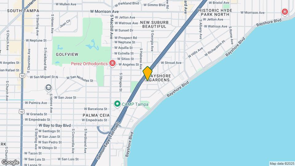 2523 W Tennessee Ave Map and Location Details