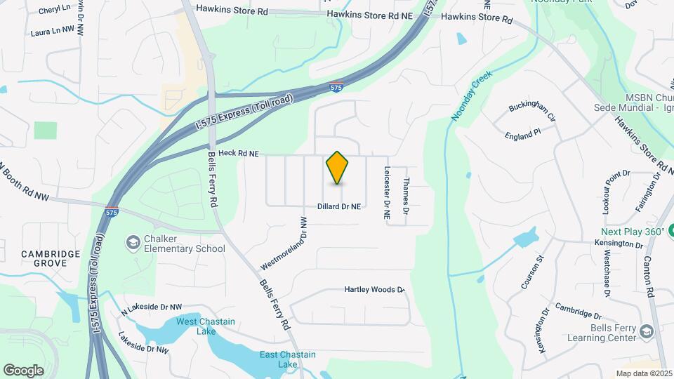 3925 Chicamauga Dr Map and Location Details
