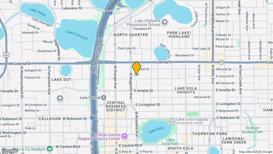 115 E Concord St Map and Location Details